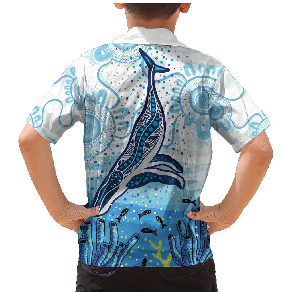 World Ocean Day Australia Aboriginal Family Matching Mermaid Dress and Hawaiian Shirt Whale Watching