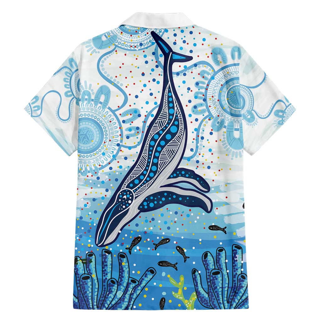 World Ocean Day Australia Aboriginal Family Matching Tank Maxi Dress and Hawaiian Shirt Whale Watching
