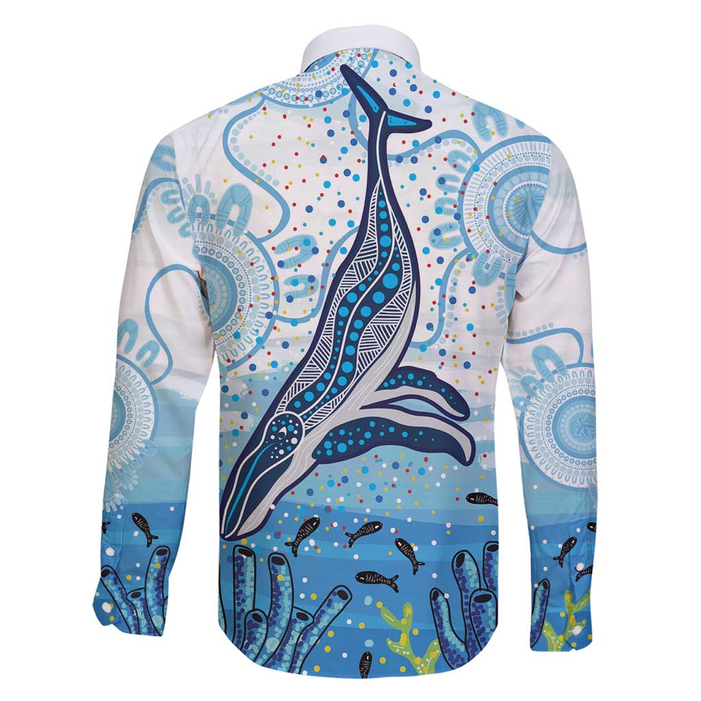 World Ocean Day Australia Aboriginal Family Matching Tank Maxi Dress and Hawaiian Shirt Whale Watching