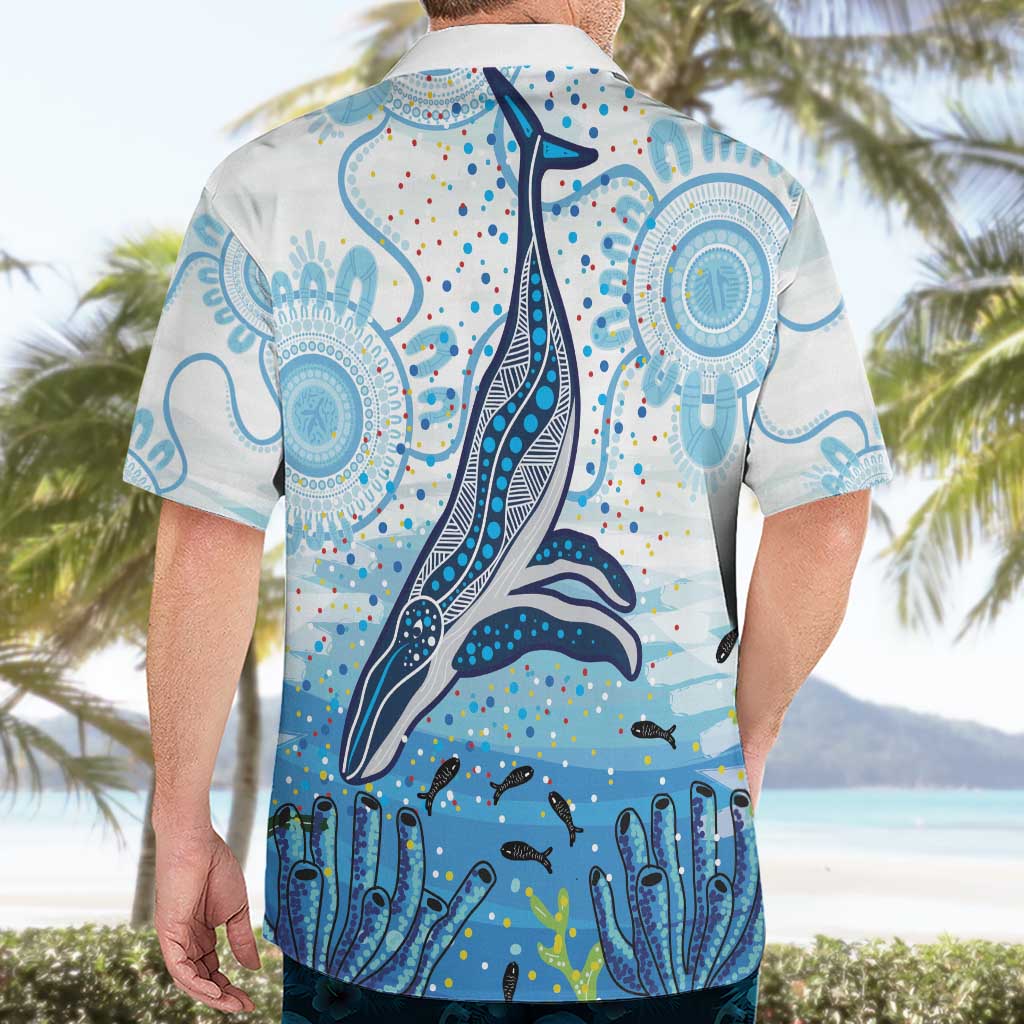 World Ocean Day Australia Aboriginal Hawaiian Shirt Whale Watching