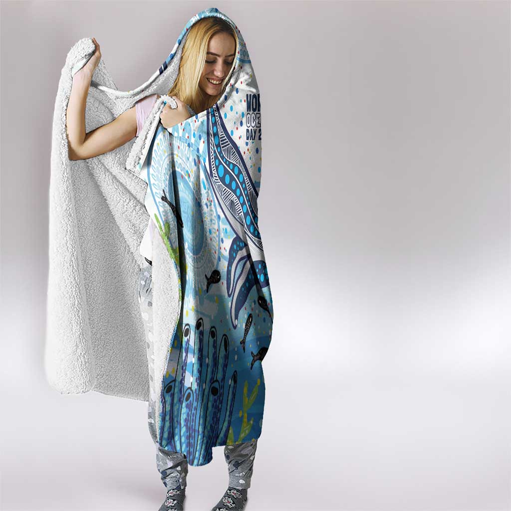World Ocean Day Australia Aboriginal Hooded Blanket Whale Watching
