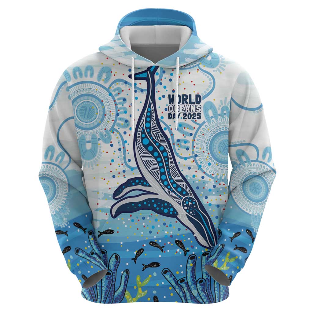 World Ocean Day Australia Aboriginal Hoodie Whale Watching