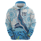 World Ocean Day Australia Aboriginal Hoodie Whale Watching