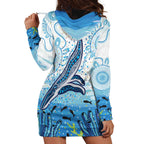 World Ocean Day Australia Aboriginal Hoodie Dress Whale Watching