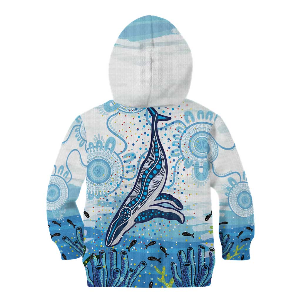 World Ocean Day Australia Aboriginal Kid Hoodie Whale Watching