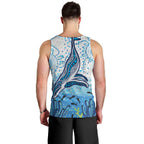 World Ocean Day Australia Aboriginal Men Tank Top Whale Watching