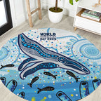 World Ocean Day Australia Aboriginal Round Carpet Whale Watching