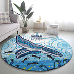 World Ocean Day Australia Aboriginal Round Carpet Whale Watching
