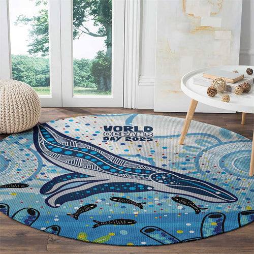 World Ocean Day Australia Aboriginal Round Carpet Whale Watching
