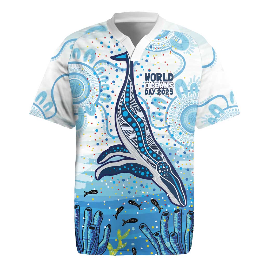World Ocean Day Australia Aboriginal Rugby Jersey Whale Watching
