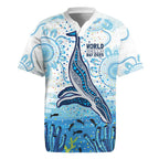 World Ocean Day Australia Aboriginal Rugby Jersey Whale Watching