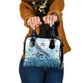 World Ocean Day Australia Aboriginal Shoulder Handbag Whale Watching