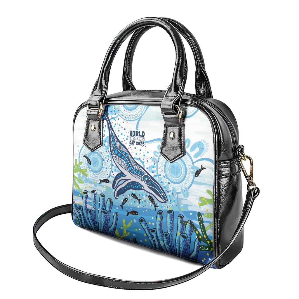 World Ocean Day Australia Aboriginal Shoulder Handbag Whale Watching