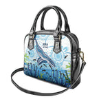 World Ocean Day Australia Aboriginal Shoulder Handbag Whale Watching