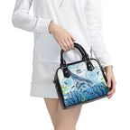 World Ocean Day Australia Aboriginal Shoulder Handbag Whale Watching