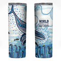 World Ocean Day Australia Aboriginal Skinny Tumbler Whale Watching
