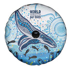 World Ocean Day Australia Aboriginal Spare Tire Cover Whale Watching