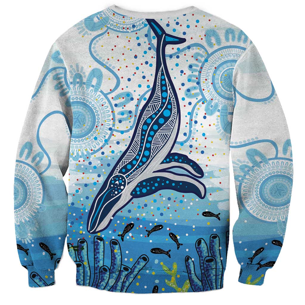 World Ocean Day Australia Aboriginal Sweatshirt Whale Watching