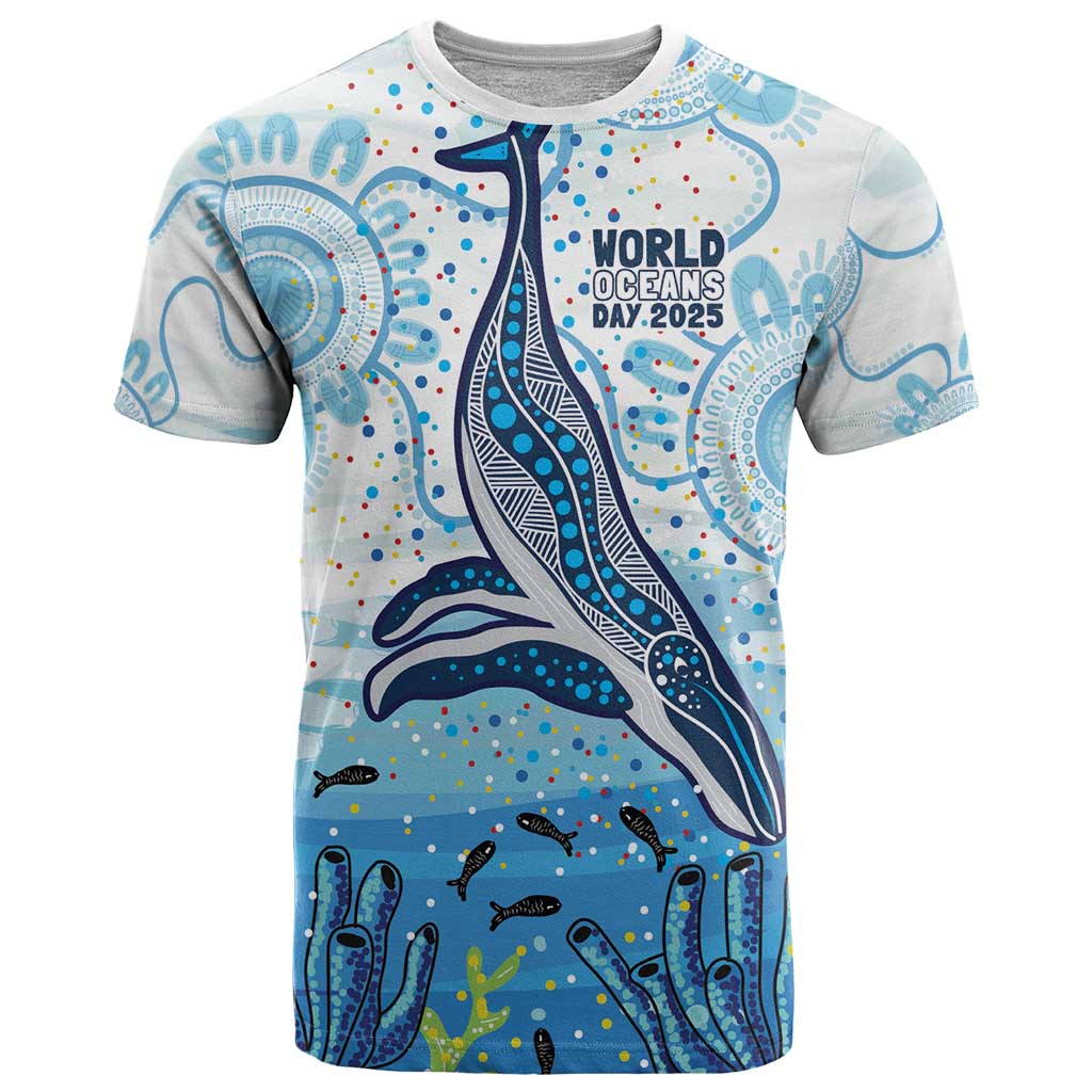 World Ocean Day Australia Aboriginal T Shirt Whale Watching