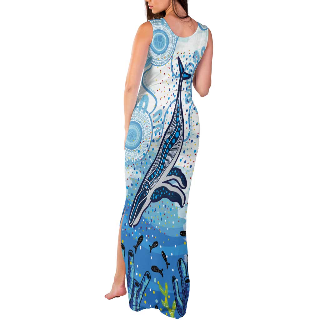 World Ocean Day Australia Aboriginal Tank Maxi Dress Whale Watching