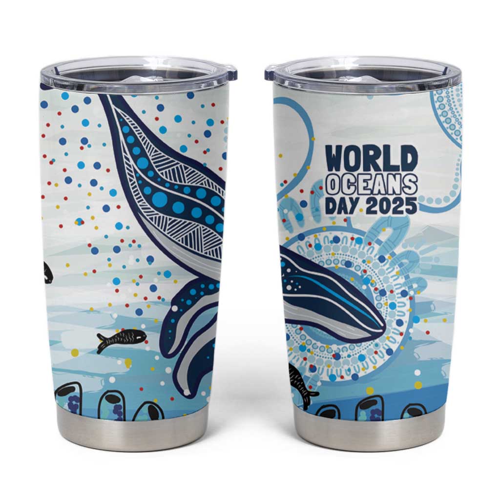 World Ocean Day Australia Aboriginal Tumbler Cup Whale Watching