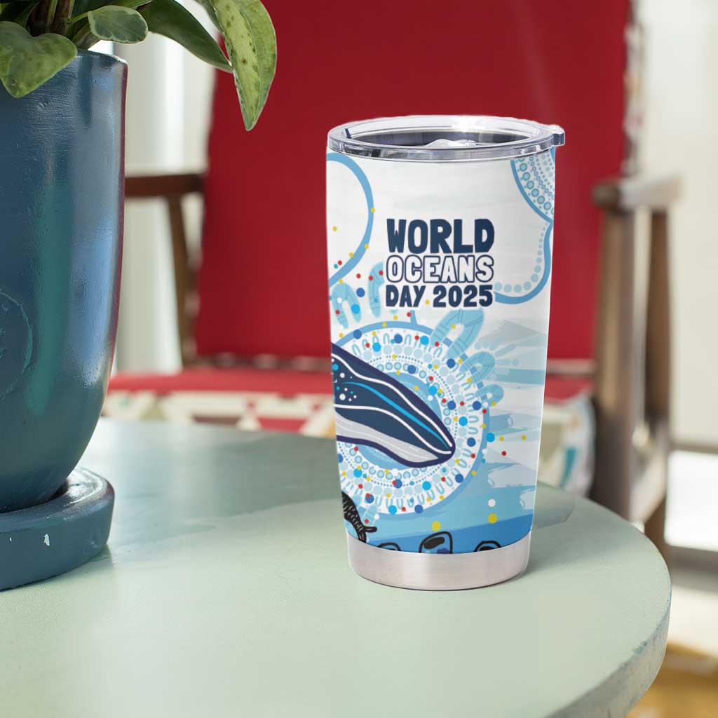 World Ocean Day Australia Aboriginal Tumbler Cup Whale Watching