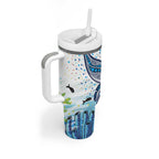 World Ocean Day Australia Aboriginal Tumbler With Handle Whale Watching