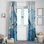 World Ocean Day Australia Aboriginal Window Curtain Whale Watching