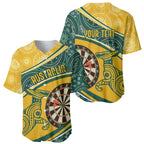 Australia Darts Personalized Indigenous Baseball Jersey Champion Roos