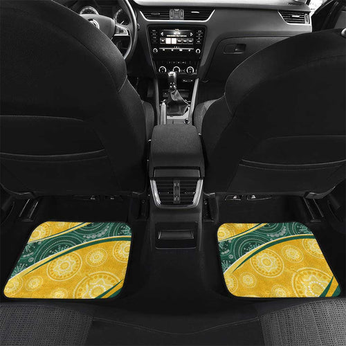 Australia Darts Personalized Indigenous Car Mats Champion Roos