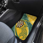 Australia Darts Personalized Indigenous Car Mats Champion Roos