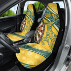 Australia Darts Personalized Indigenous Car Seat Cover Champion Roos
