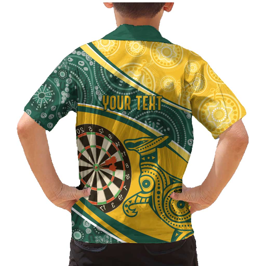 Australia Darts Personalized Indigenous Family Matching Mermaid Dress and Hawaiian Shirt Champion Roos