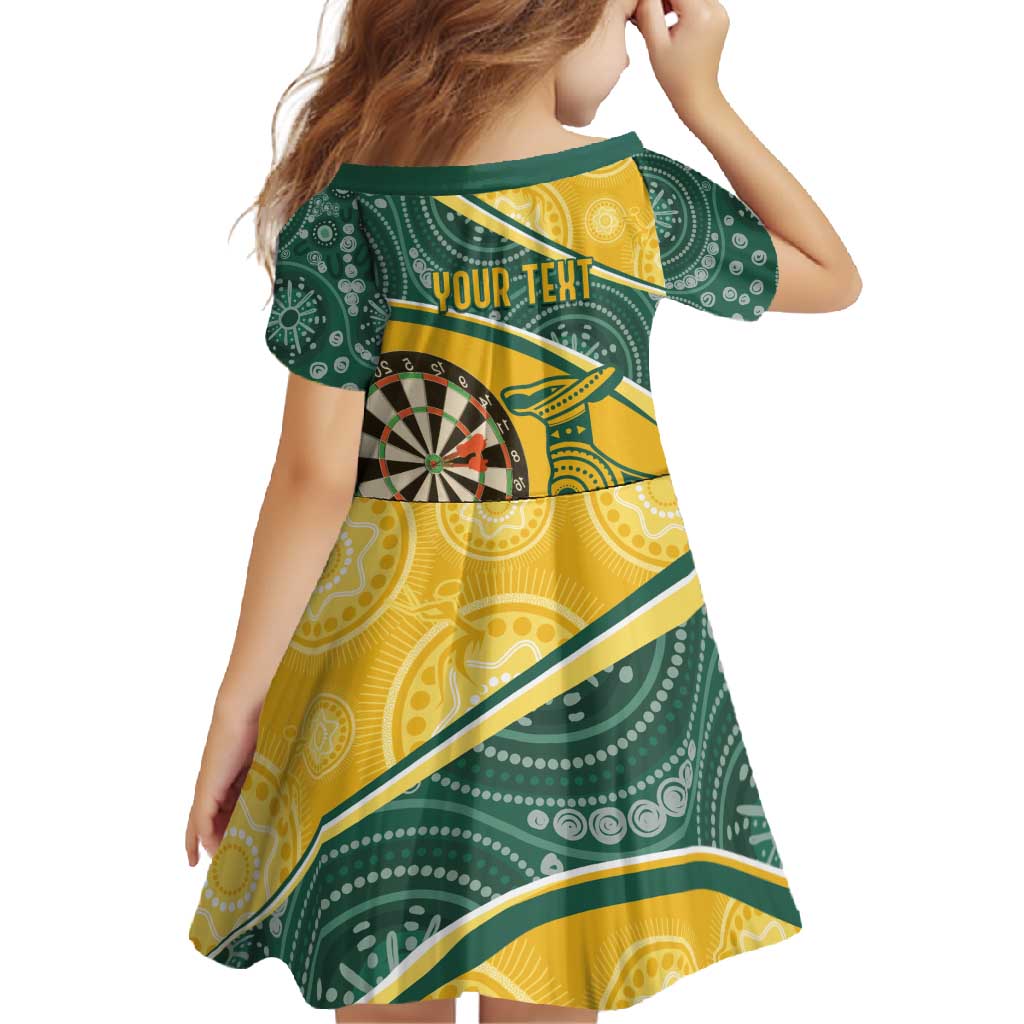 Australia Darts Personalized Indigenous Family Matching Off Shoulder Maxi Dress and Hawaiian Shirt Champion Roos