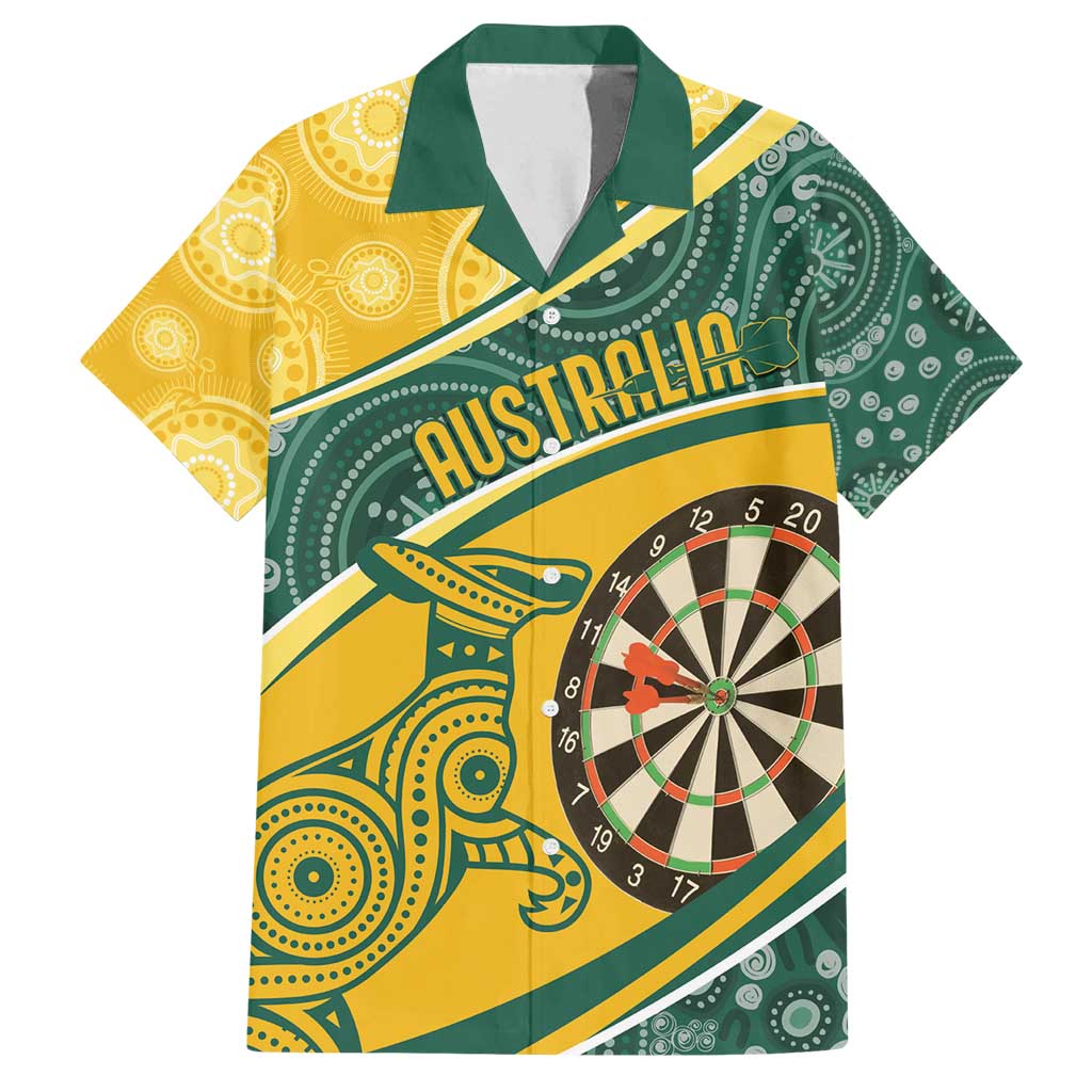 Australia Darts Personalized Indigenous Family Matching Off Shoulder Maxi Dress and Hawaiian Shirt Champion Roos