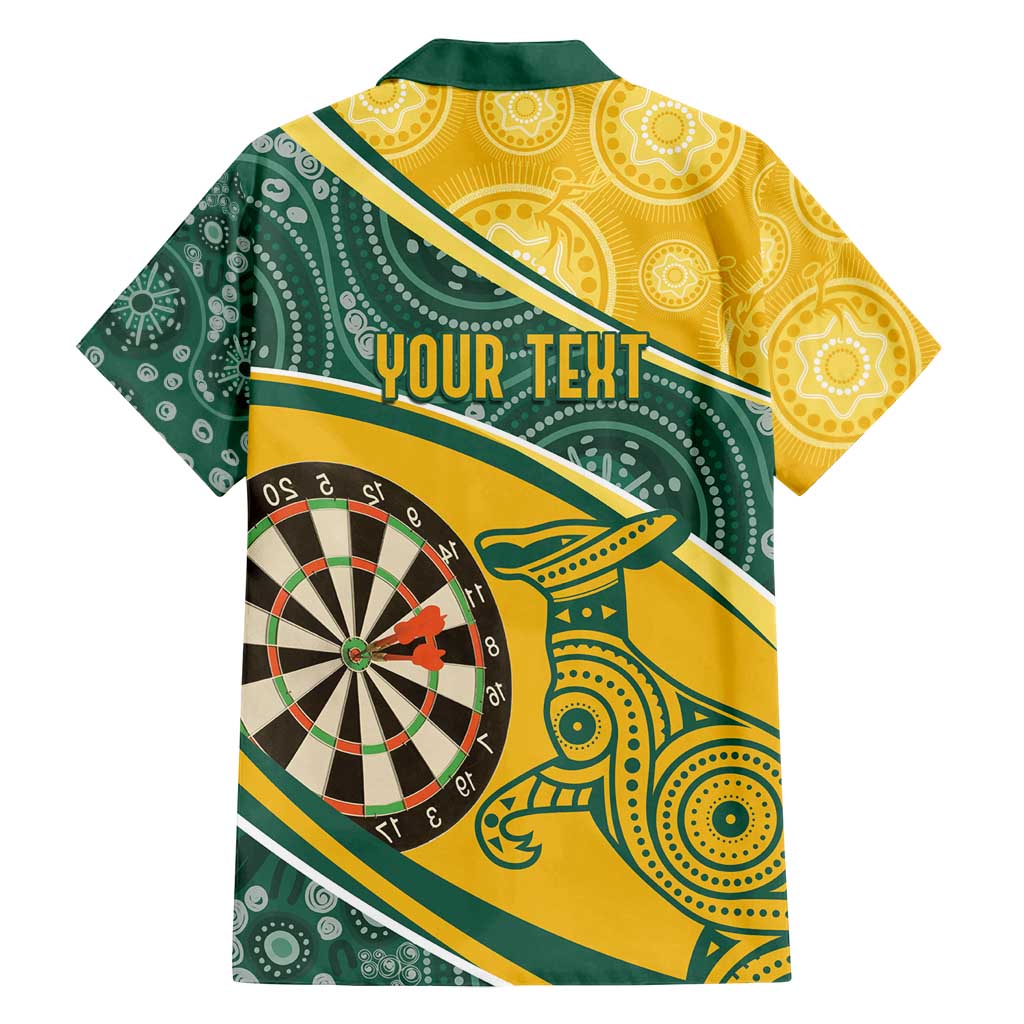 Australia Darts Personalized Indigenous Family Matching Summer Maxi Dress and Hawaiian Shirt Champion Roos