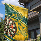 Australia Darts Personalized Indigenous Garden Flag Champion Roos