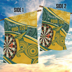 Australia Darts Personalized Indigenous Garden Flag Champion Roos