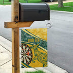 Australia Darts Personalized Indigenous Garden Flag Champion Roos