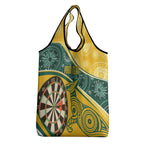 Australia Darts Personalized Indigenous Grocery Bag Champion Roos