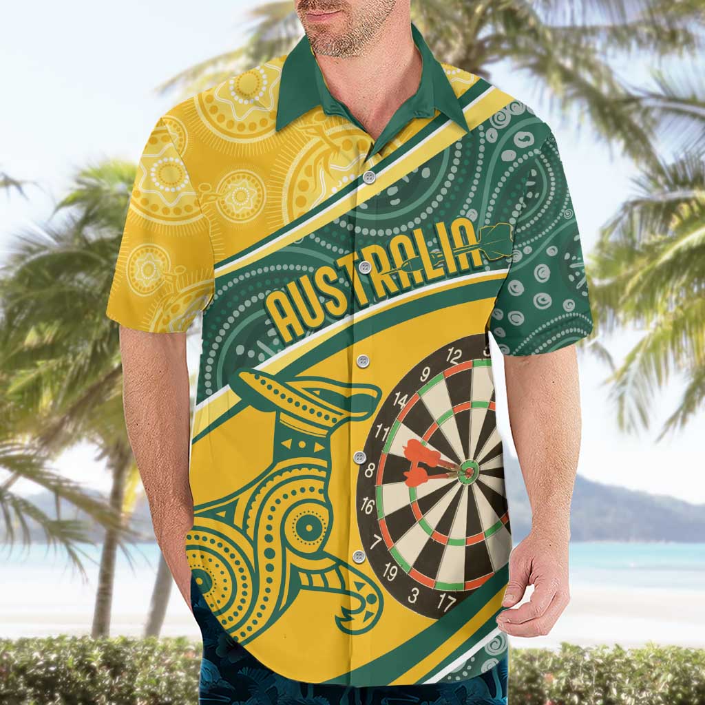 Australia Darts Personalized Indigenous Hawaiian Shirt Champion Roos
