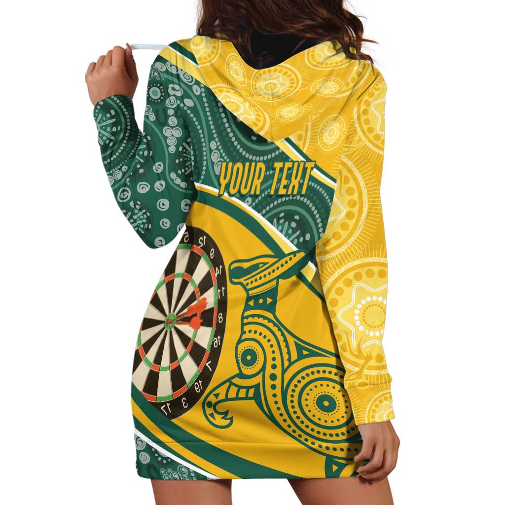 Australia Darts Personalized Indigenous Hoodie Dress Champion Roos