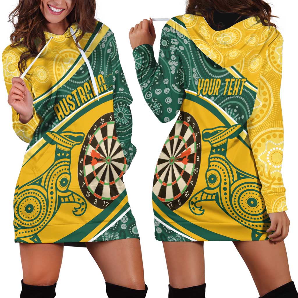 Australia Darts Personalized Indigenous Hoodie Dress Champion Roos