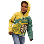 Australia Darts Personalized Indigenous Kid Hoodie Champion Roos