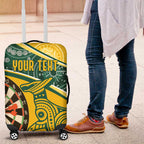 Australia Darts Personalized Indigenous Luggage Cover Champion Roos