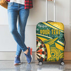 Australia Darts Personalized Indigenous Luggage Cover Champion Roos