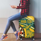 Australia Darts Personalized Indigenous Luggage Cover Champion Roos