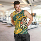 Australia Darts Personalized Indigenous Men Tank Top Champion Roos