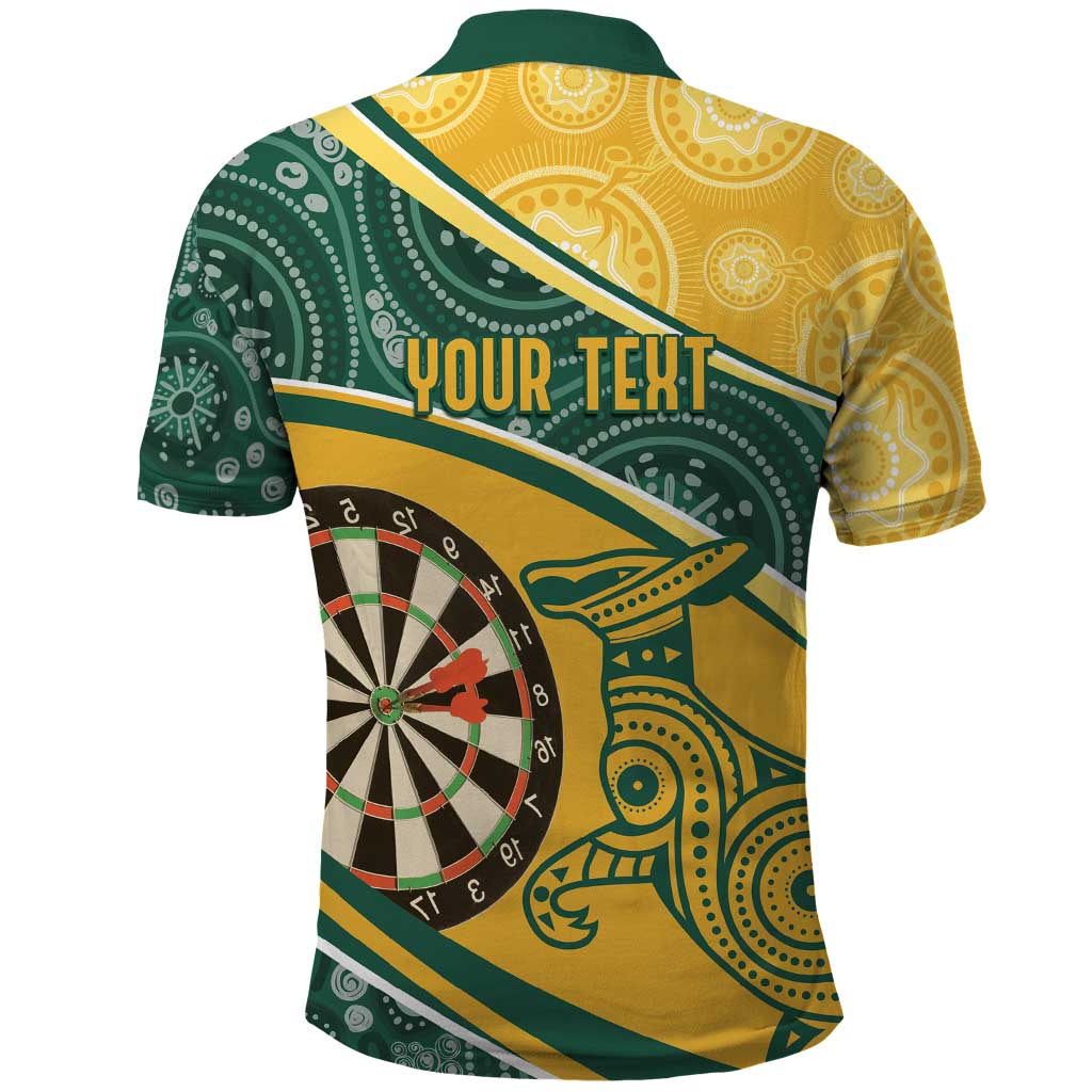 Australia Darts Personalized Indigenous Polo Shirt Champion Roos