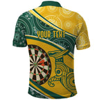 Australia Darts Personalized Indigenous Polo Shirt Champion Roos